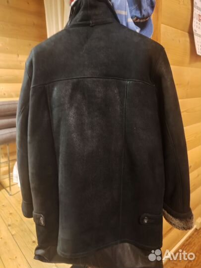 Дубленка натуральная мужская 48 размер