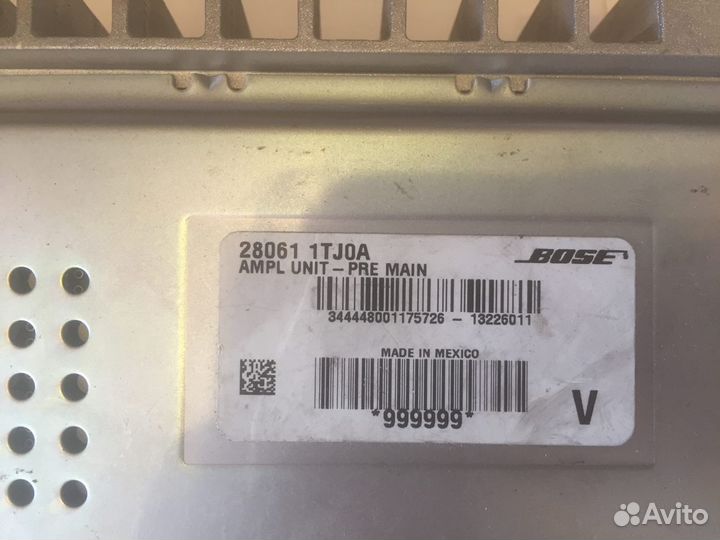 Усилитель акустической системы Nissan Murano (Z51)