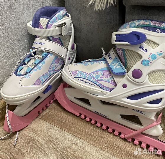 Коньки детские раздвижные