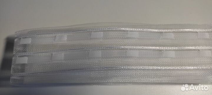 Лента для штор параллельная прозрачная