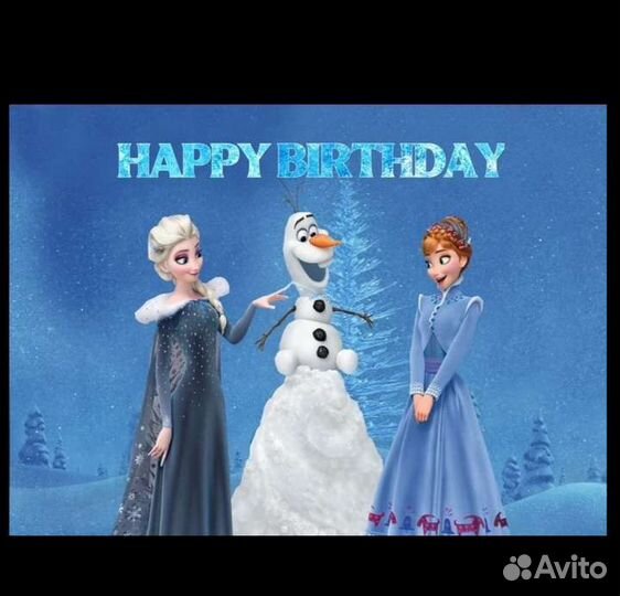 Баннер холодное сердце