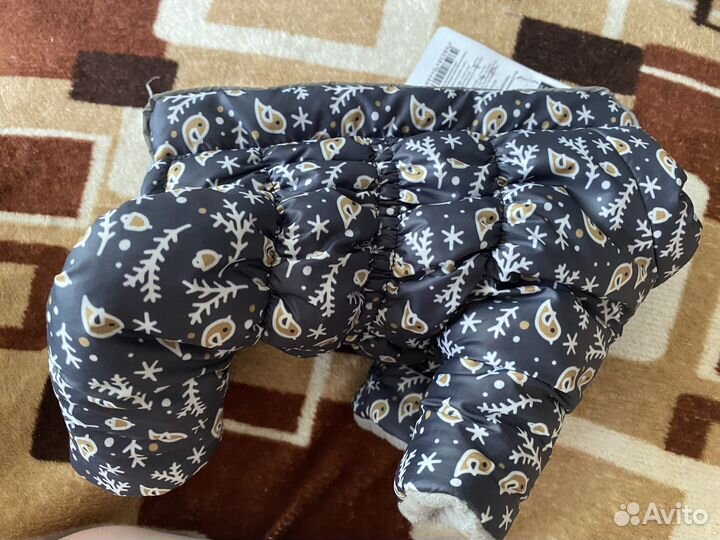 Комбинезон зимний для собаки мелкой породы