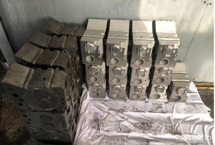 Головка блока цилиндров на мотор ямз 240 бм 2