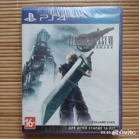 Диск Final Fantasy VII Remake PS4 Новый