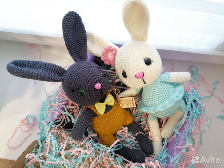 Вязаный заяц