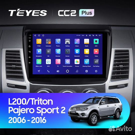 Магнитола Teyes CC2 4/32 для Pajero Sport 2