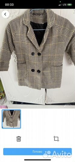 Пальто для девочки 110