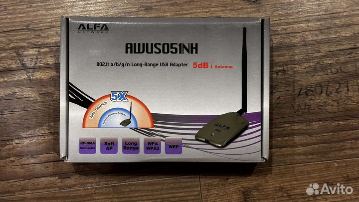 Wi-Fi адаптер Alfa Network awus051NH