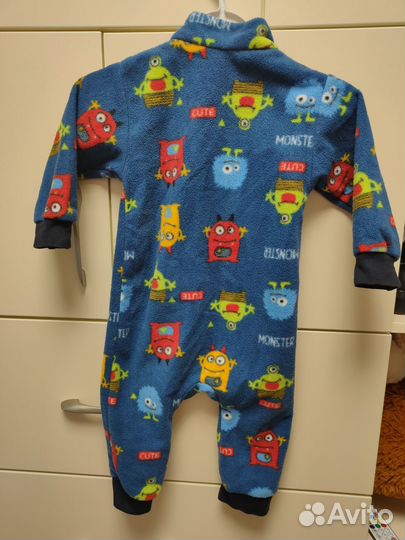 Флисовый комбинезон 80 86