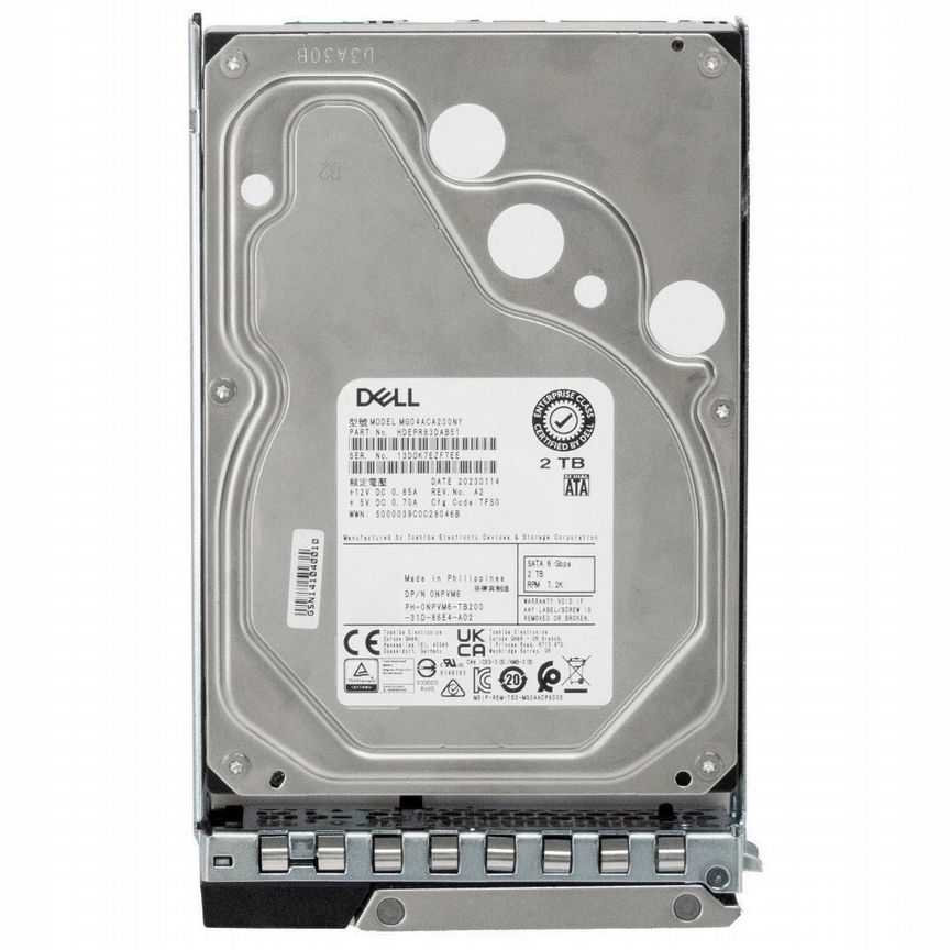 [NPVM6] Жесткий Диск Dell 2tb 7200 Sata3 3.5" Hdd Npvm6