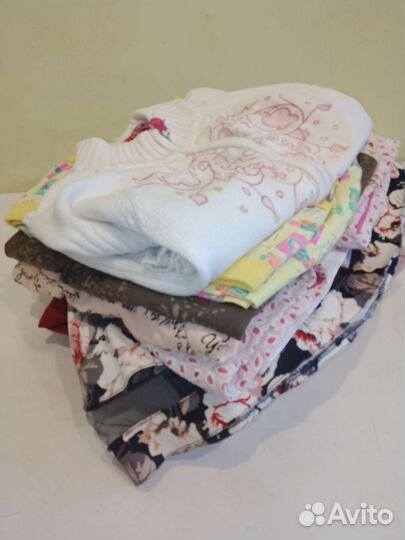 Вещи пакетом на девочку 116 122 128