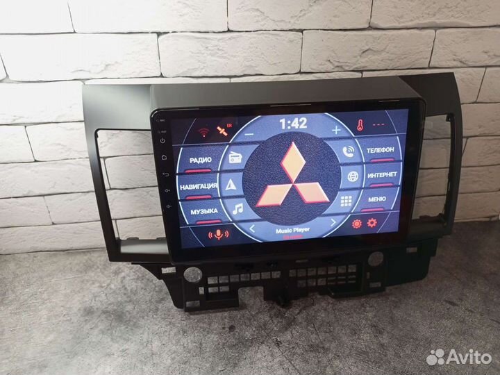 Магнитола Mitsubishi Lancer X на андроид IPS