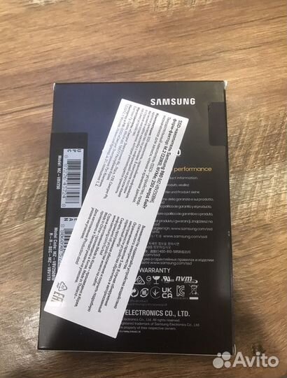 SSD диск samsung M.2 980 250 Гб PCIe Gen 3.0 x4 V