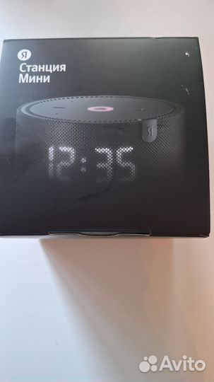 Умная Яндекс станция Алиса мини с часами