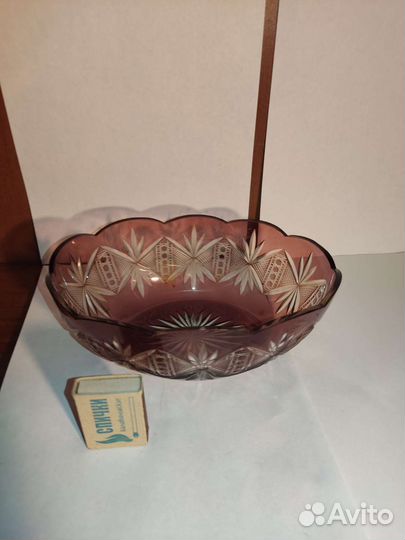 Ваза. Конфетница. Богемия