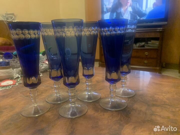 Фужеры набор 60-е СССР