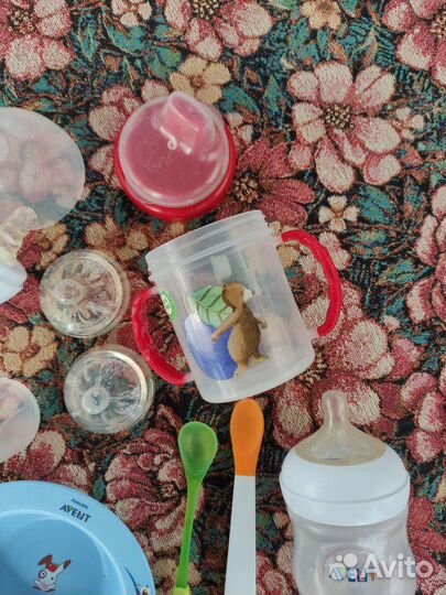 Посуда для кормления: Бутылочки, поильник, тарелка