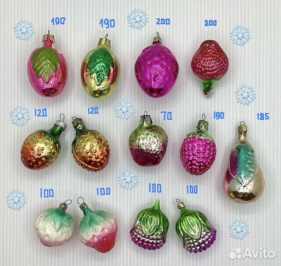 Елочные игрушки СССР