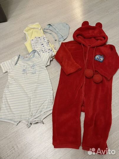 Большой пакет вещей на малыша до года