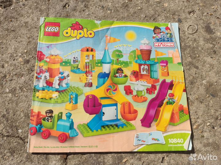 Lego duplo большой парк аттракционов
