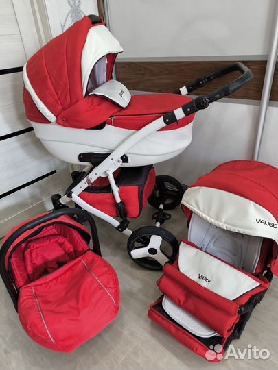 Коляска Verdi vango 3 в 1, двойная амортизация