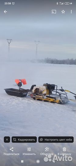 Мотобуксировщик бурлак 600