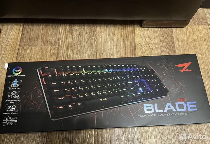 Игровая механическая клавиатура Zet Gaming Blade
