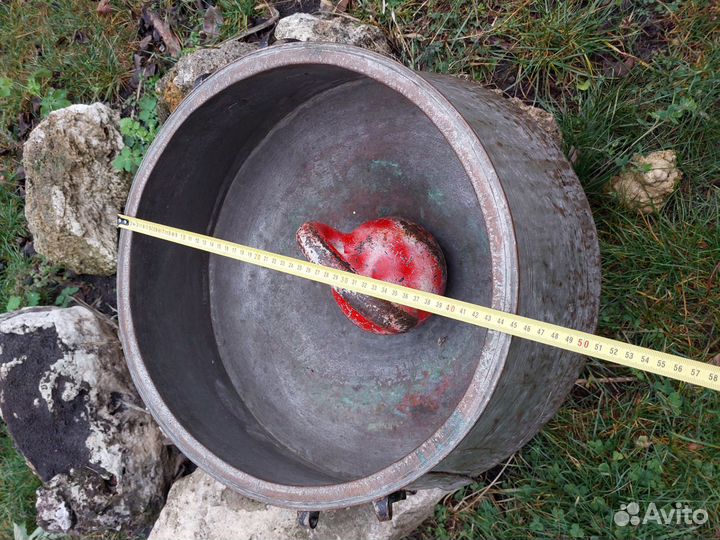 Древний казан из меди 50 литров