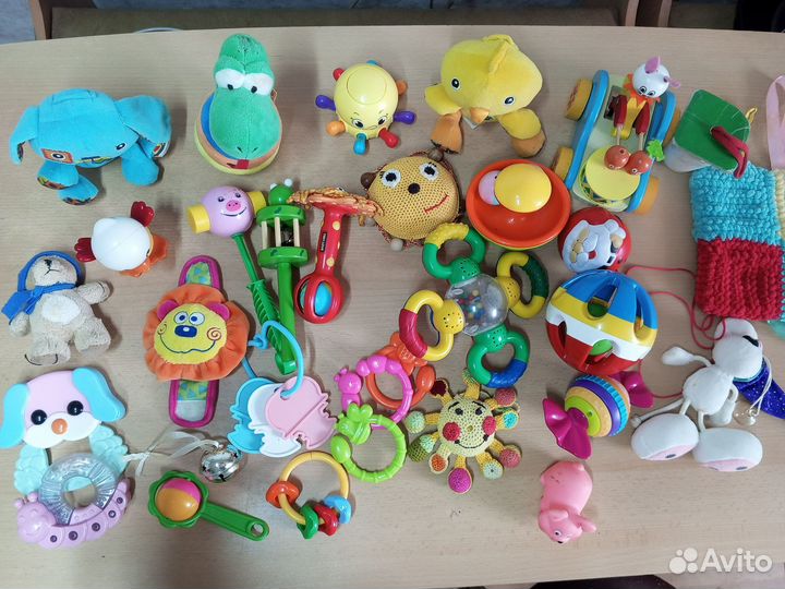 Игрушки погремушки пакетом