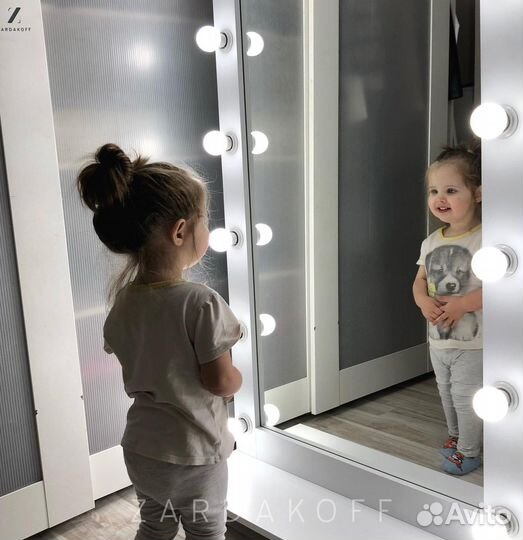 Гримерное зеркало с подсветкой