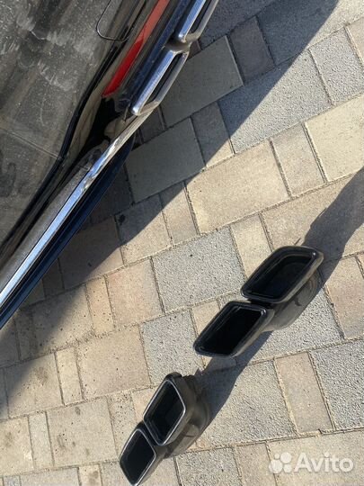 Насадки на глушитель mercedes amg black