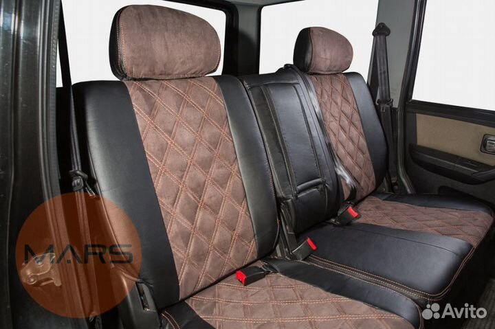 Авточехлы для УАЗ Патриот с ромбом