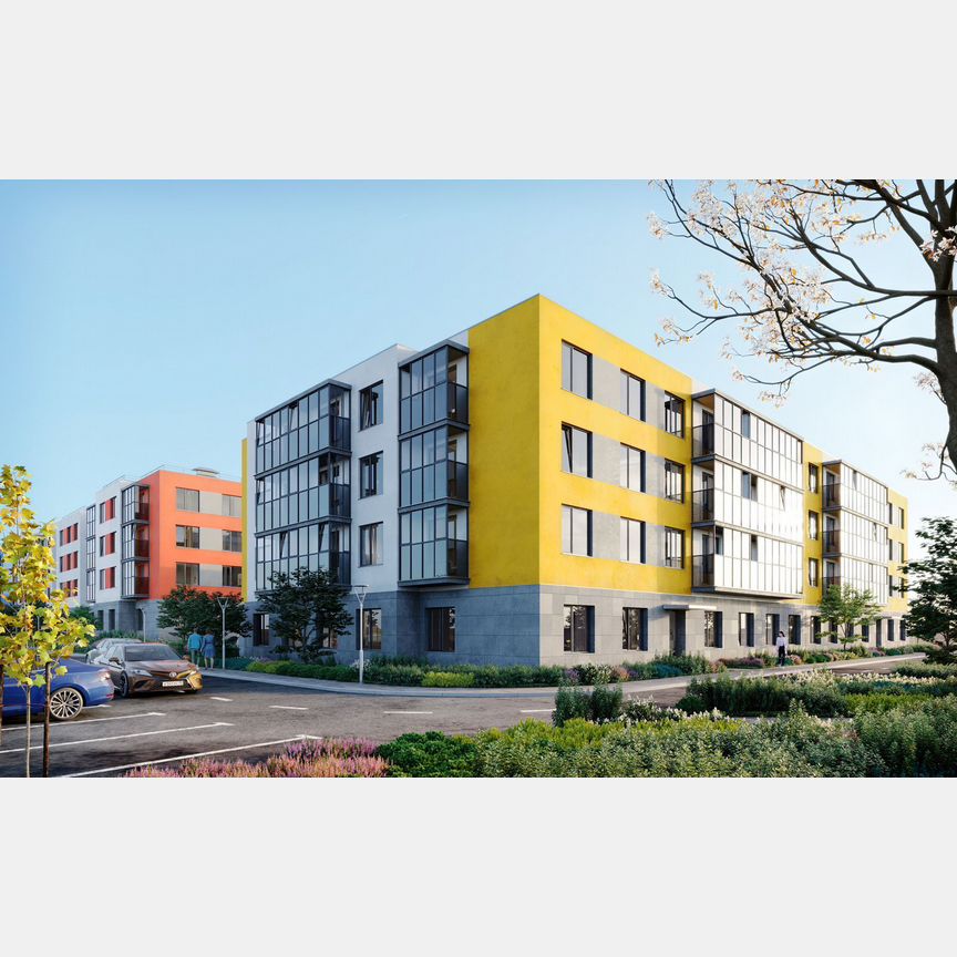 1-к. квартира, 51,6 м², 2/4 эт.