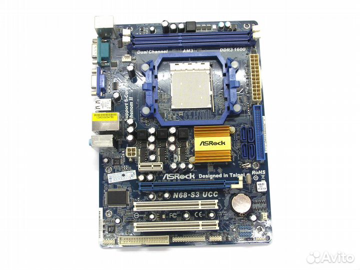 Материнская плата S-AM3 ASRock N68-S3 UCC