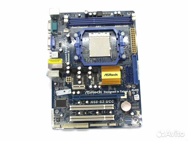Материнская плата S-AM3 ASRock N68-S3 UCC