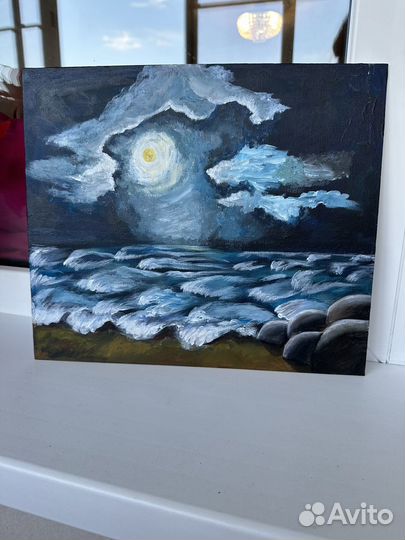 Картина акрилом на холсте