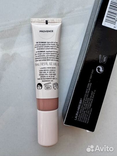 Laura Mercier кремовые румяна оттенок Provence