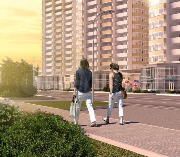 1-к. квартира, 59,4 м², 6/17 эт.