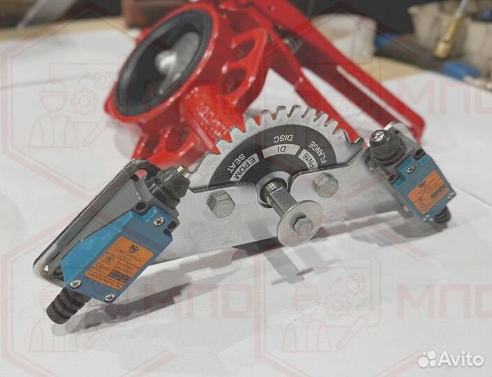 Затвор поворотный дисковый Machaon BFV-01 с ручкой