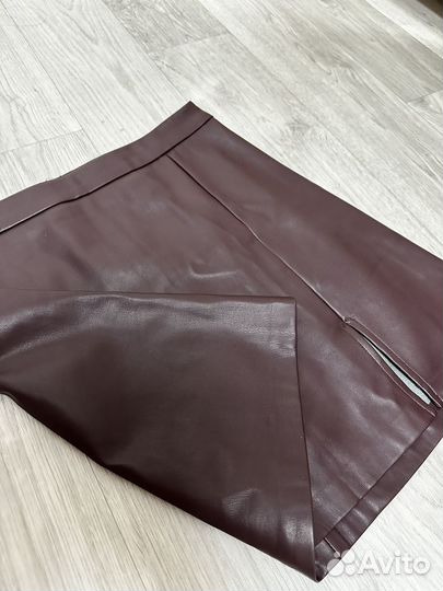 Кожаная юбка