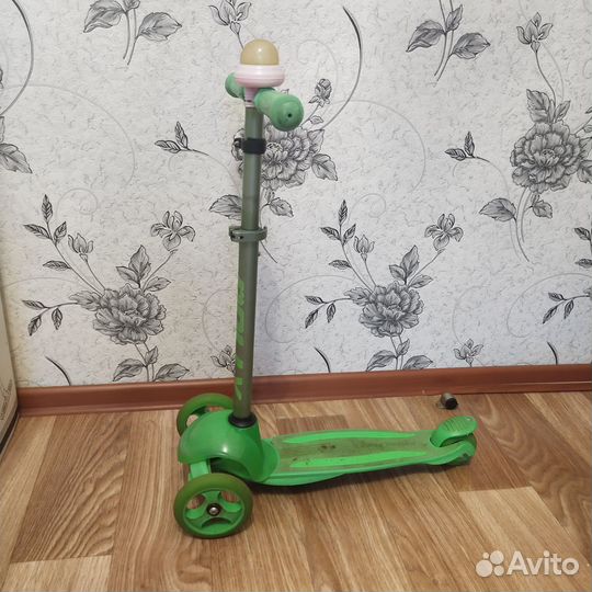 Самокат детский трехколесный бу