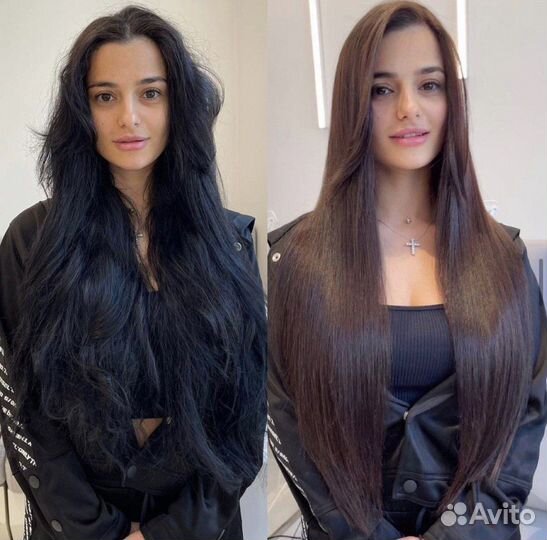 Окрашивание волос выход из черного