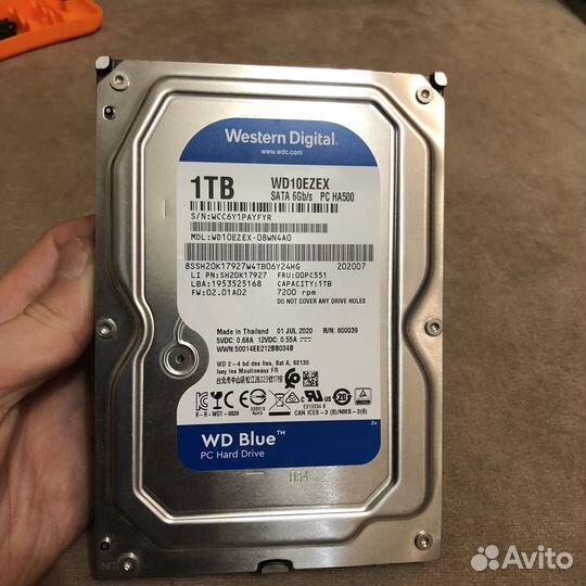 Жесткий диск 1 тб WD blue