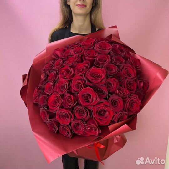 Букет 51 Роза цветы с доставкой