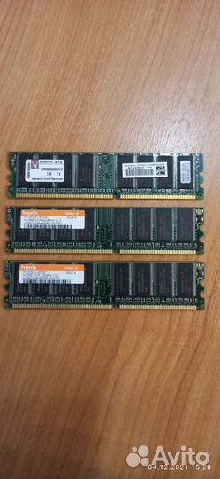 Оперативная память DDR 512 mb 400 mhz