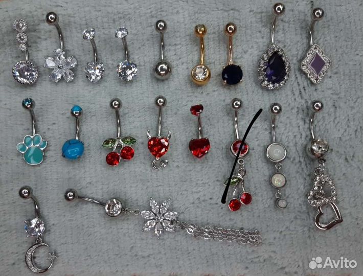 Украшения для пирсинга, иглы, катетеры, зажимы
