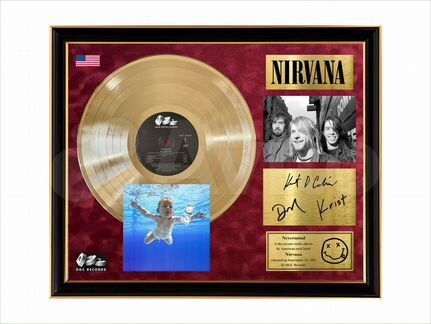 Nirvana Nevermind золотой винил в ассортименте
