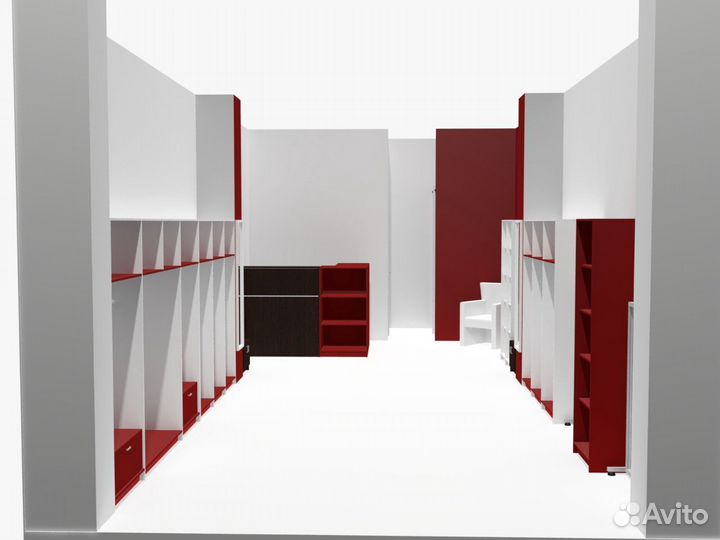 Витрины торговые из лдсп для сувениров и подарков