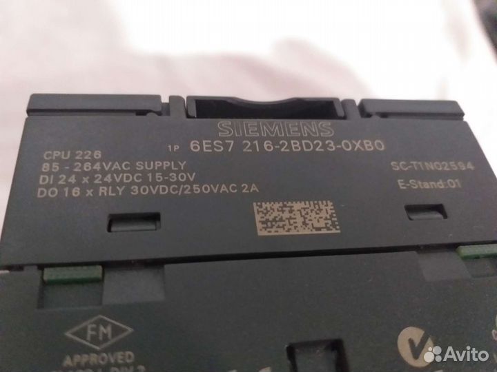 Siemens s7-200 CPU 6ES7216-2BD23-0XB0 Б/У