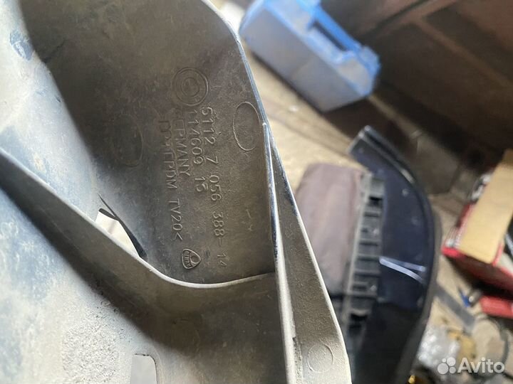 Направляющая заднего бампера BMW Е60